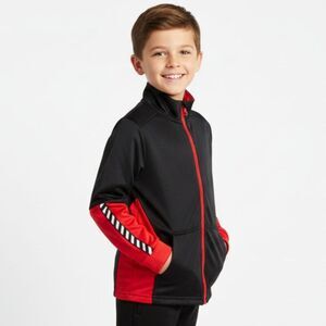 Athletic Works Kids Boys Athletic Performance Full Zip Jacket Size M(8)